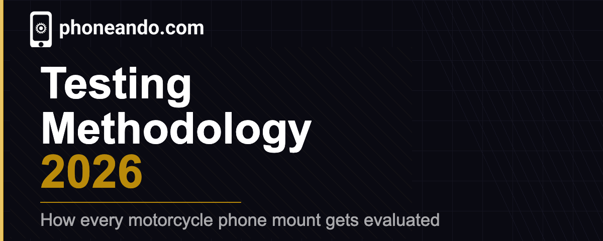 Motorcycle Phone Mount Testing Methodology – Phoneando