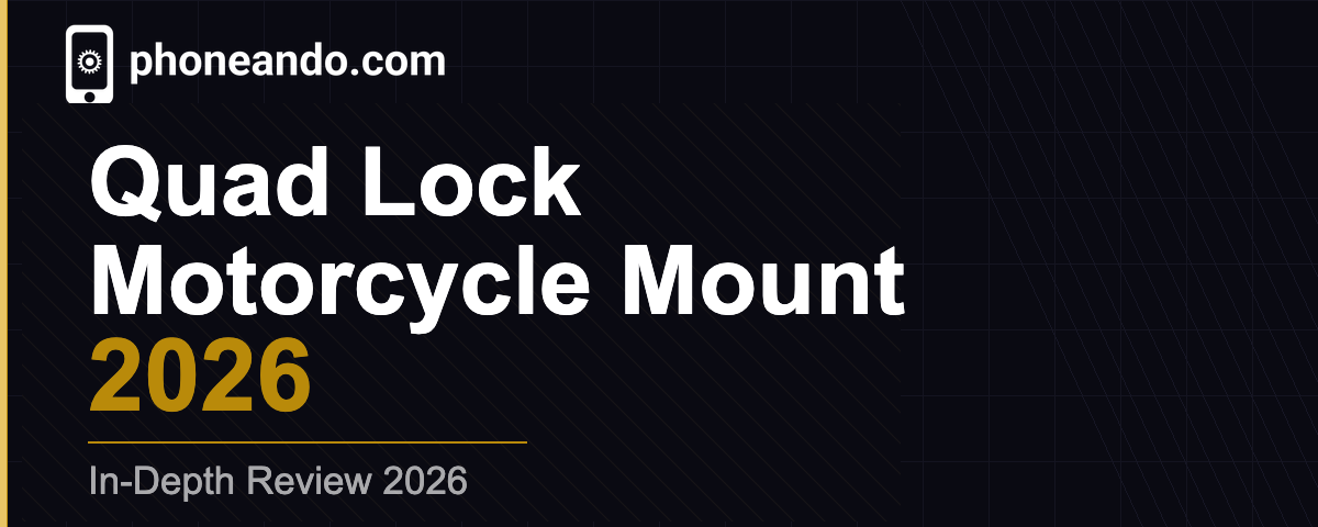 Best Quad Lock Motorcycle Mount 2026 — In-Depth Review