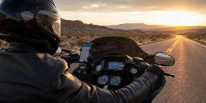 ai image man hd road glide