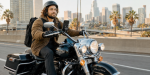 ai image man hd road king