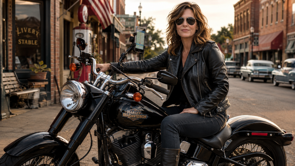 ai image woman hd softail