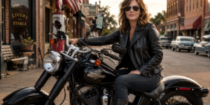 ai image woman hd softail